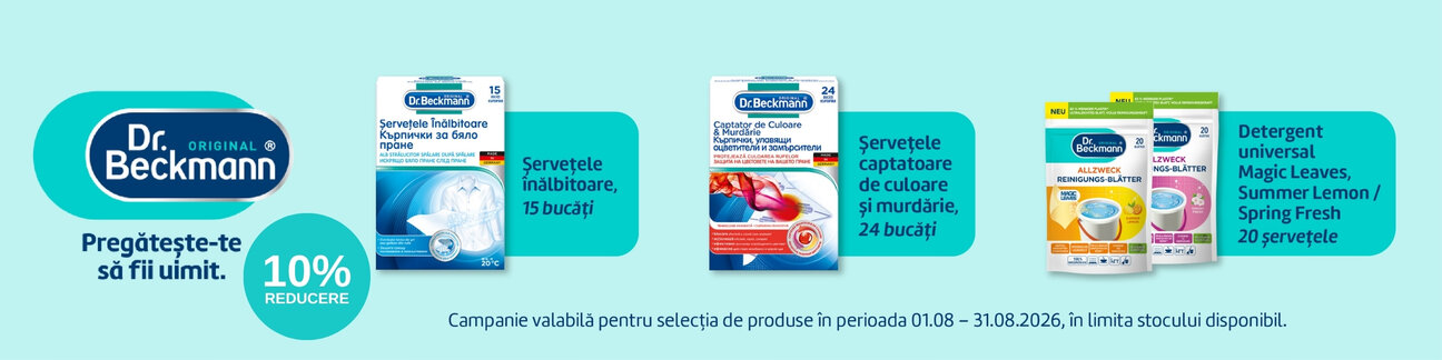 Promotie cu reducere 10% la Dr Beckmann