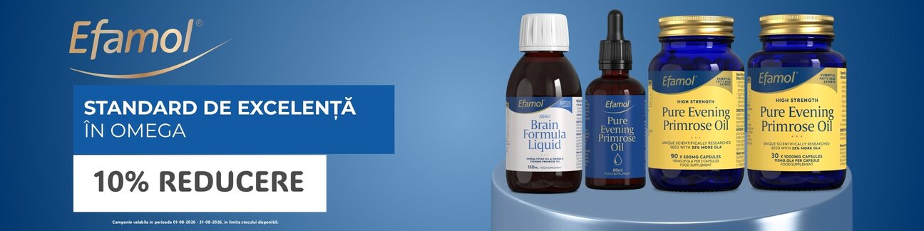 Promotie cu reducere 10% la Efamol
