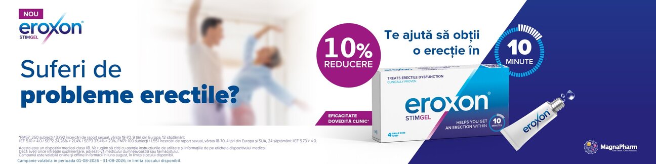 Promotie cu reducere 10% la Eroxon