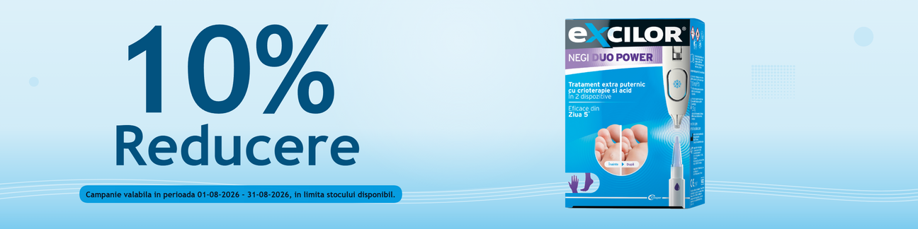 Promotie cu reducere 10% la Excilor
