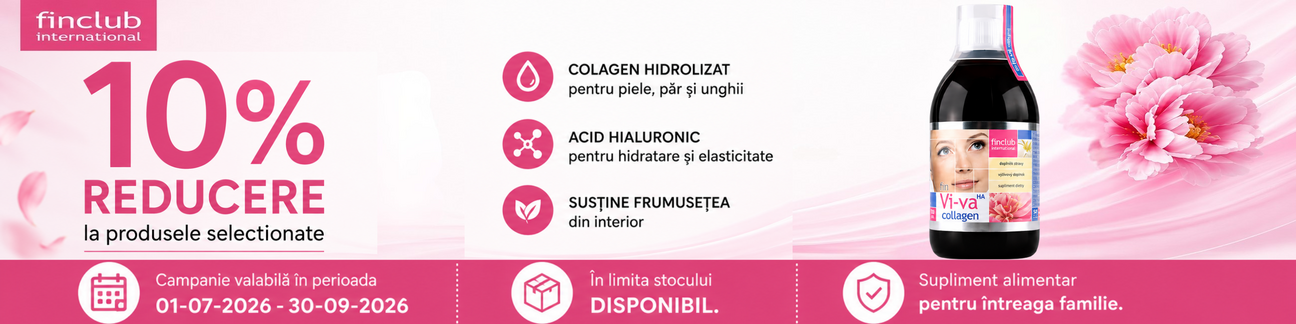 Promotie cu reducere 10% la Finclub - Vi-Va HA Collagen