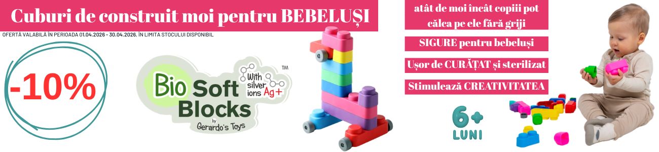 Promotie cu reducere 10% la Gerardo’s Toys