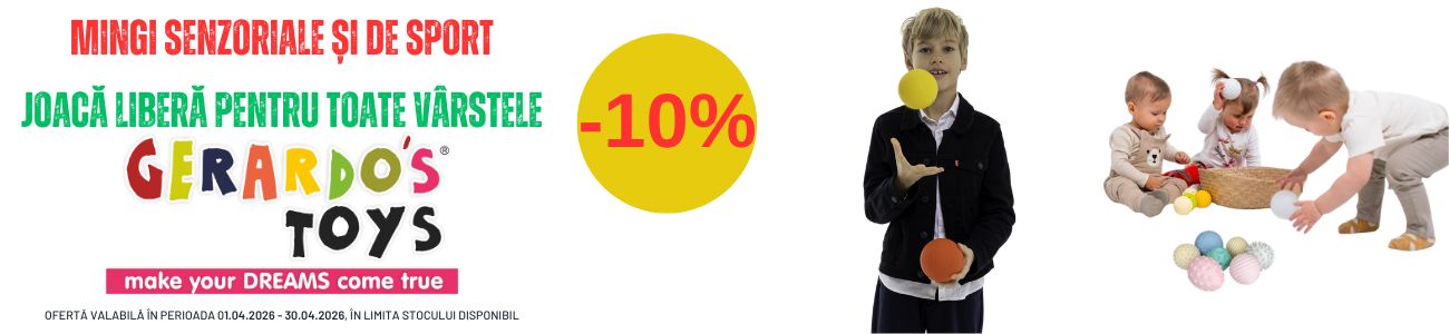 Promotie cu reducere 10% la Gerardo’s Toys