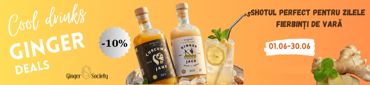 Promotie cu reducere 10% la Ginger Jack
