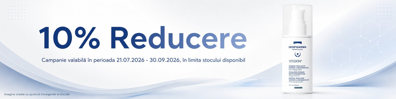 Promotie cu reducere 10% la Isis Pharma Vitiskin