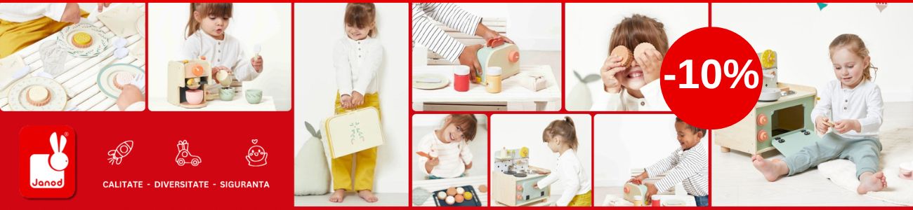 Promotie cu reducere 10% la Janod