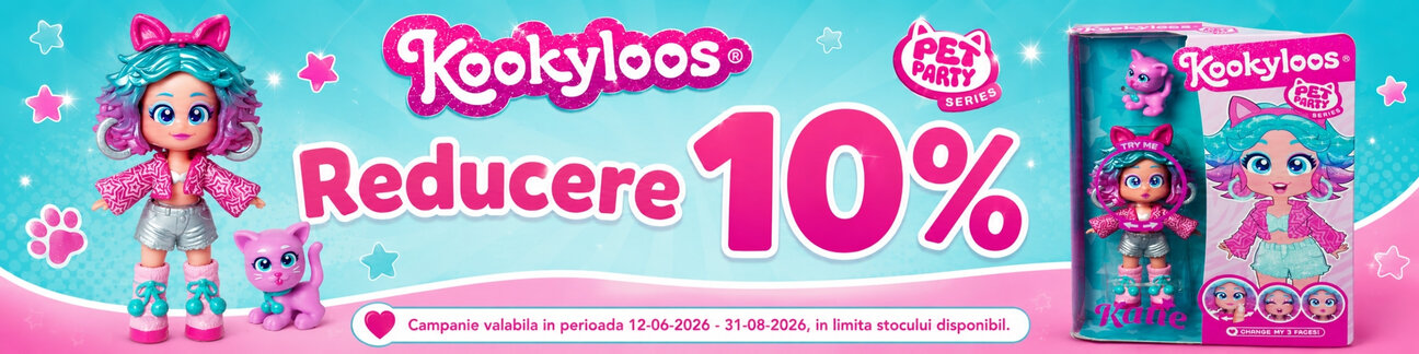 Promotie cu reducere 10% la Kookyloos