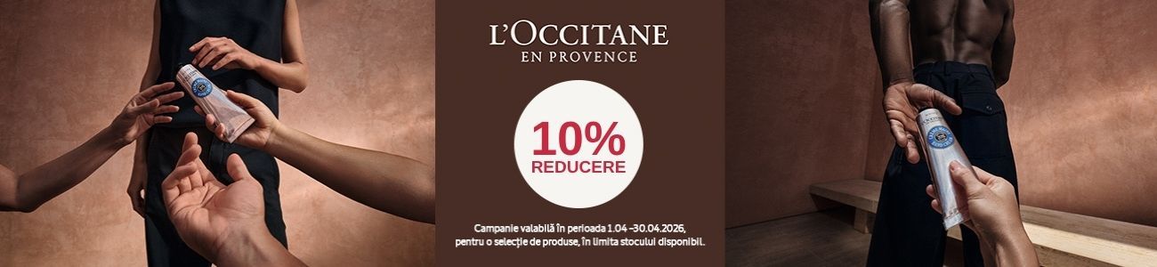 Promotie cu reducere 10% la L'Occitane
