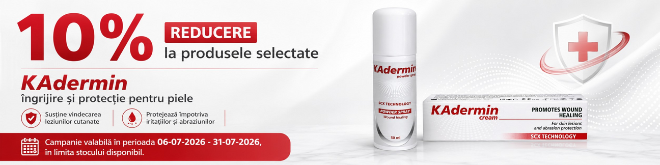Promotie cu reducere 10% la MBA Pharma -  Kadermin