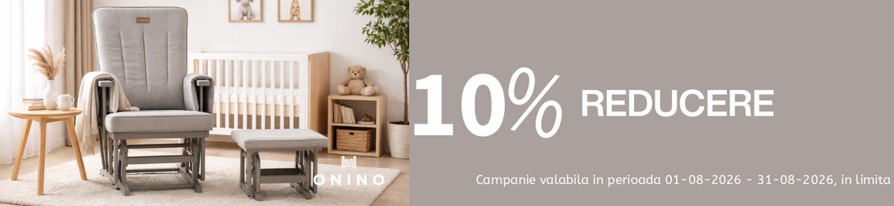 Promotie cu reducere 10% la Onino