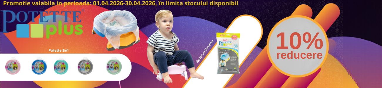Promotie cu reducere 10% la Potette Plus