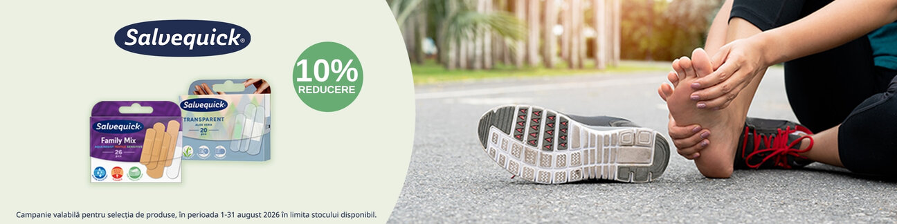 Promotie cu reducere 10% la Salvequick