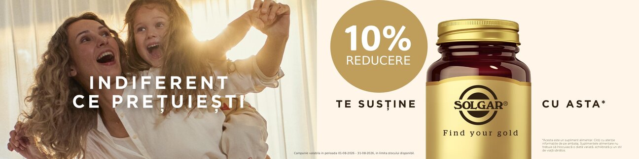 Promotie cu reducere 10% la Solgar