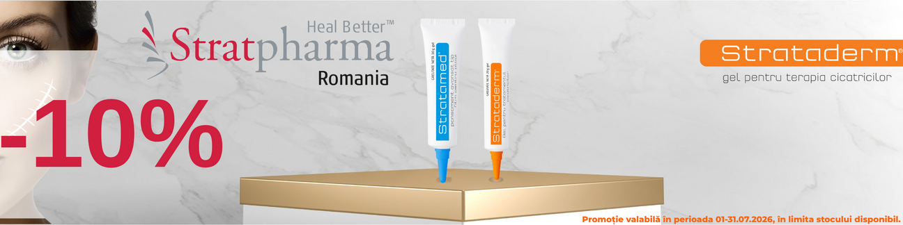 Promotie cu reducere 10% la Stratpharma