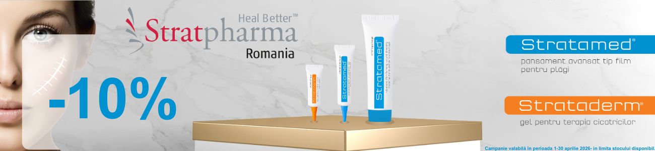 Promotie cu reducere 10% la Stratpharma