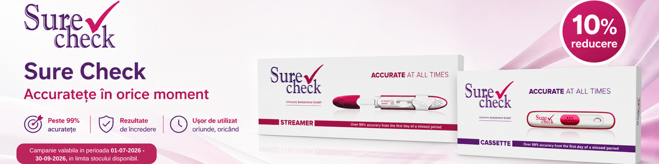 Promotie cu reducere 10% la Surecheck