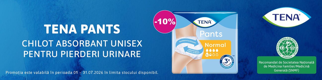 Promotie cu reducere 10% la Tena