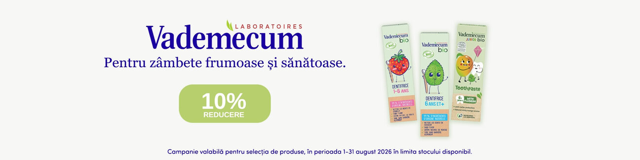 Promotie cu reducere 10% la Vademecum