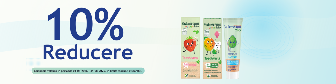 Promotie cu reducere 10% la Vademecum