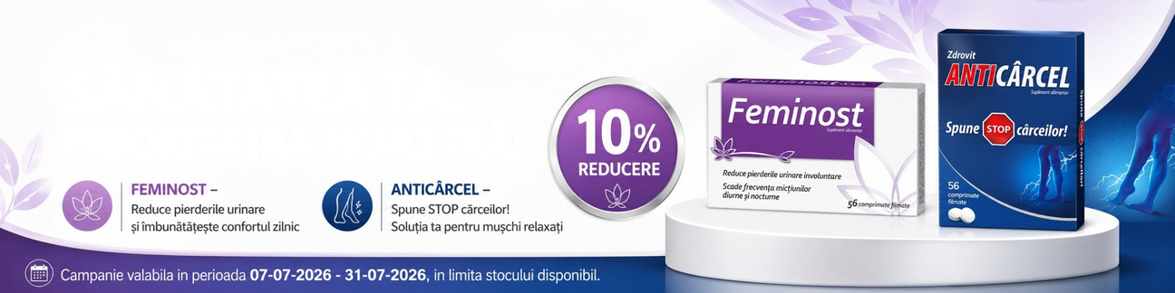 Promotie cu reducere 10% la Zdrovit