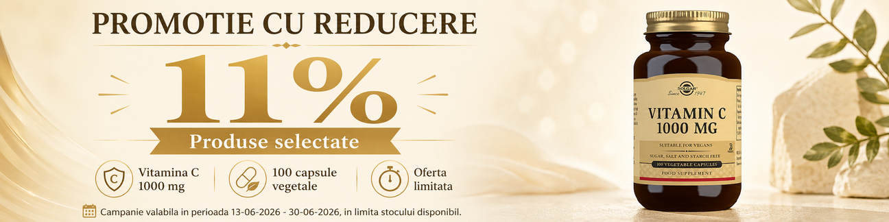 Promotie cu reducere 11% la Solgar