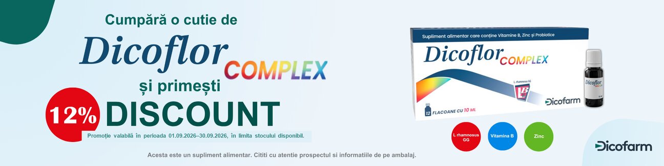 Promotie cu reducere 12% la Dicofarm