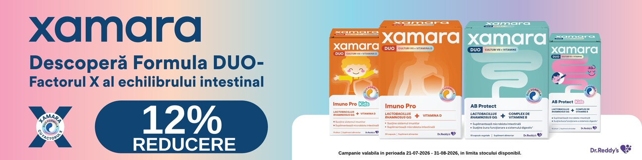 Promotie cu reducere 12% la Xamara