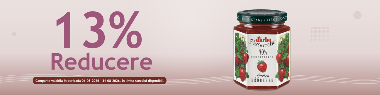 Promotie cu reducere 13% la Darbo