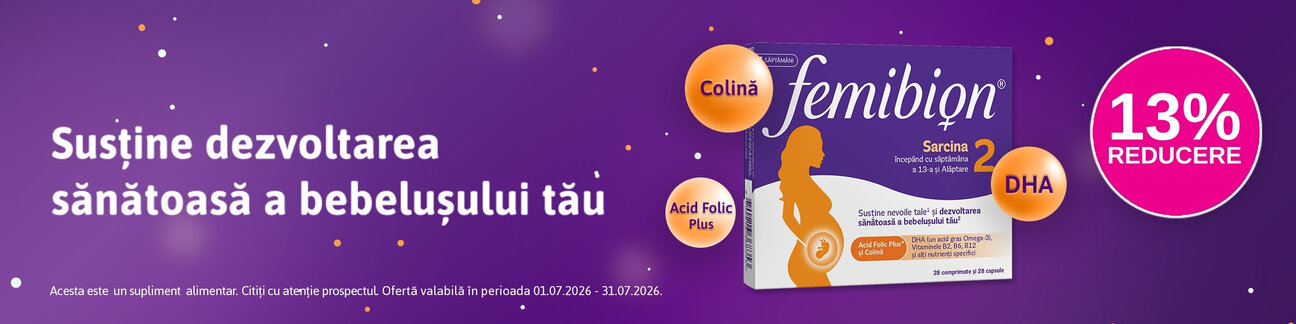 Promotie cu reducere 13% la Femibion