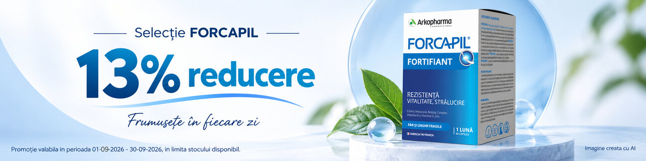 Promotie cu reducere 13% la Forcapil Fortifiant