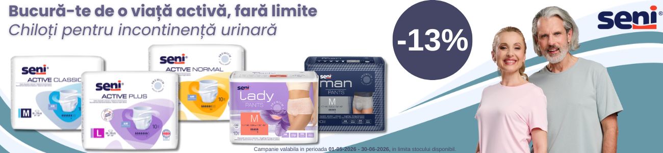 Promotie cu reducere 13% la Seni