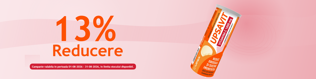 Promotie cu reducere 13% la Upsavit