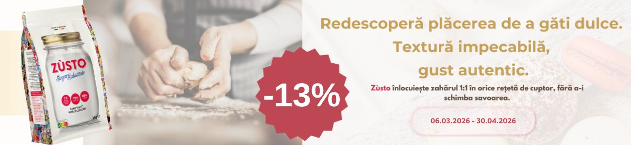 Promotie cu reducere 13% la Zusto