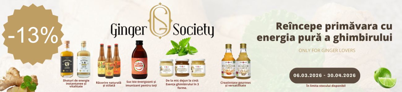 Promotie cu reducere 13% la Zusto Gourmet, Ginger Jack si Catineata