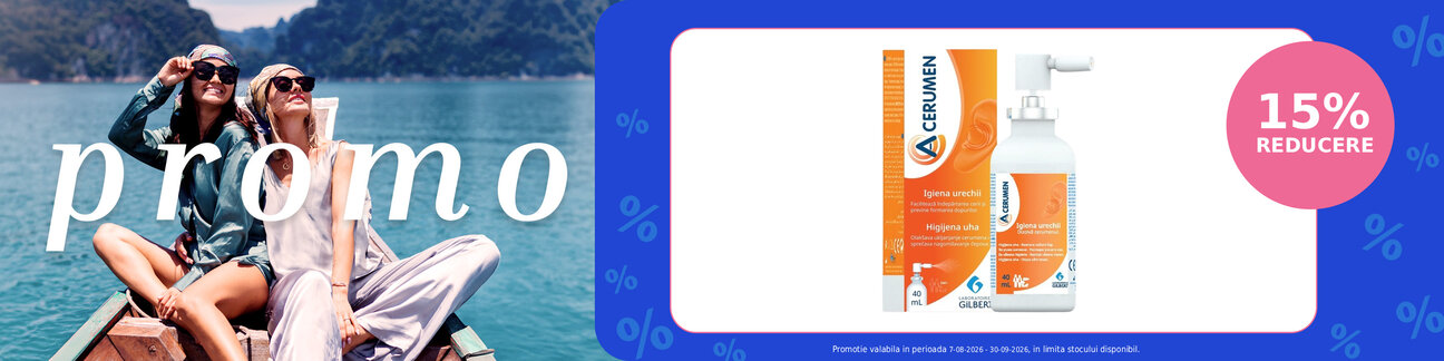 Promotie cu reducere 15% la A-Cerumen