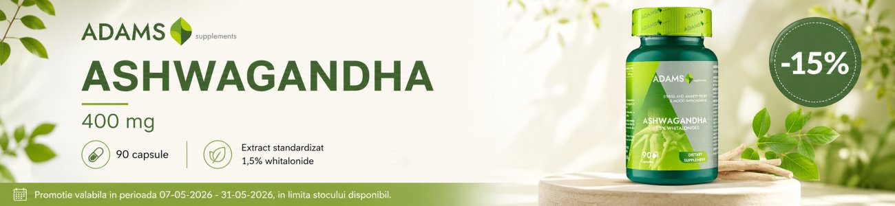 Promotie cu reducere 15% la Adams