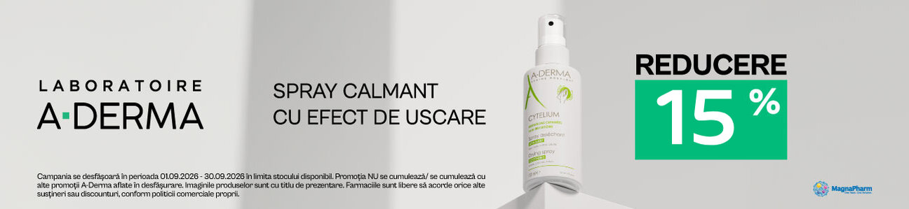 Promotie cu reducere 15% la Aderma