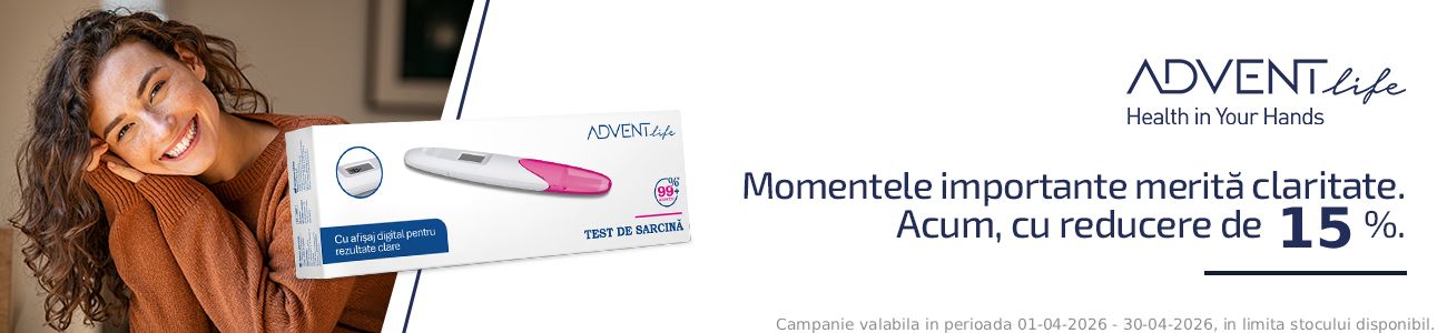 Promotie cu reducere 15% la Advent Life