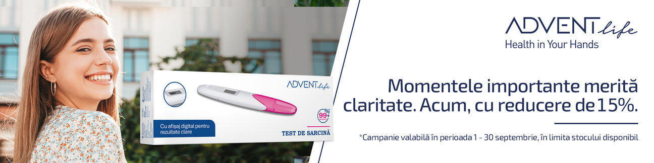 Promotie cu reducere 15% la Advent Life