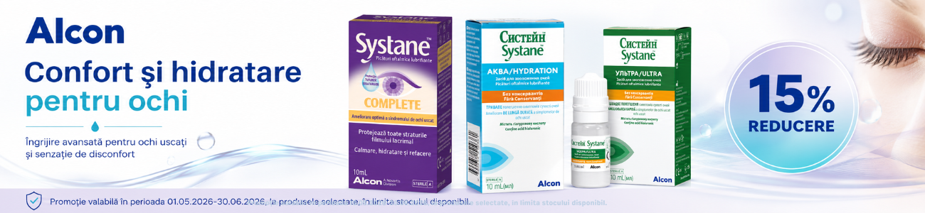 Promotie cu reducere 15% la Alcon