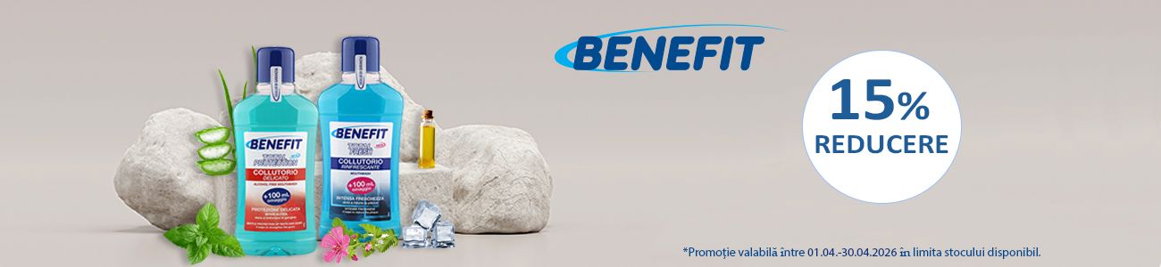 Promotie cu reducere 15% la Benefit