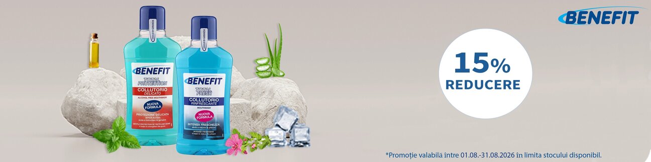 Promotie cu reducere 15% la Benefit