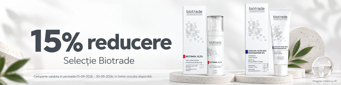 Promotie cu reducere 15% la Biotrade