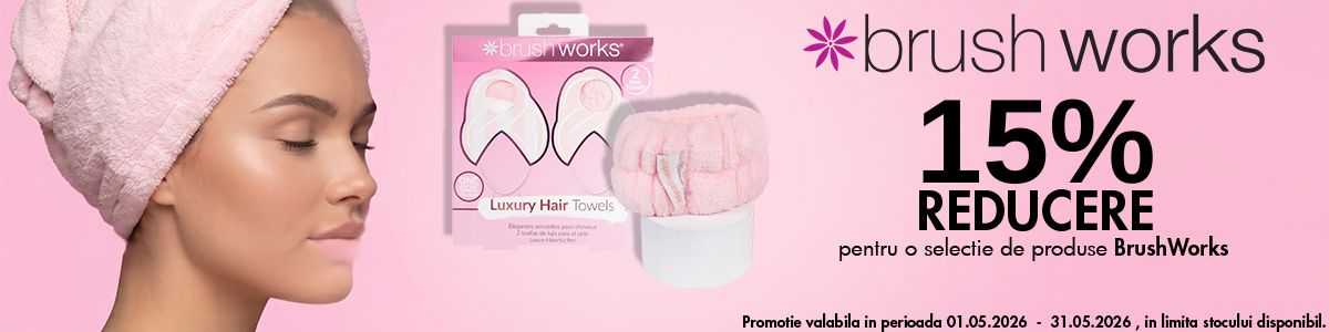 Promotie cu reducere 15% la Brushworks