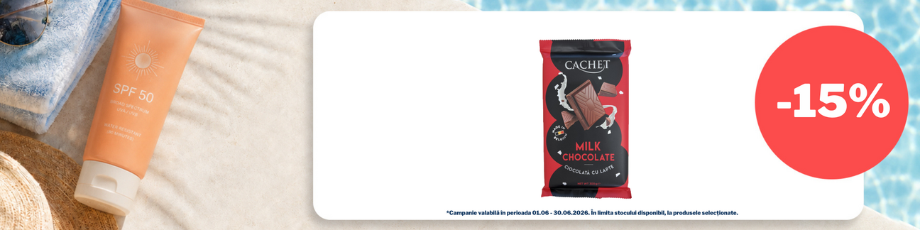 Promotie cu reducere 15% la Cachet