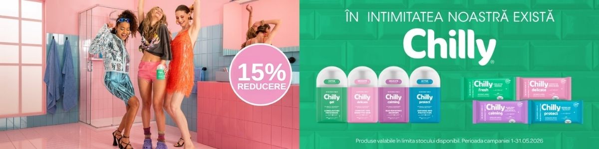 Promotie cu reducere 15% la Chilly