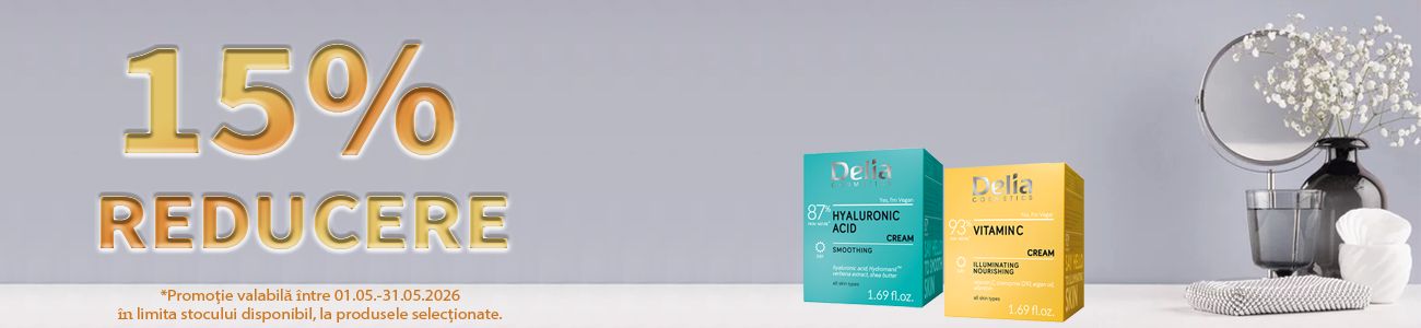 Promotie cu reducere 15% la Delia
