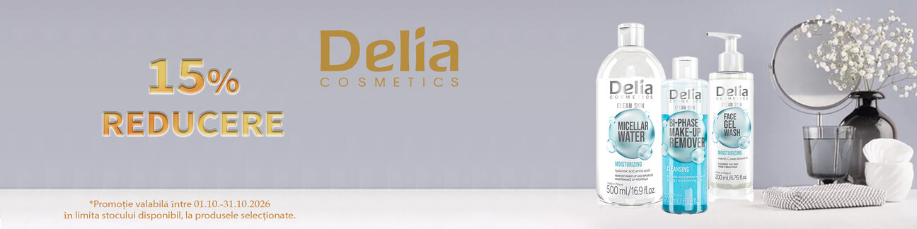 Promotie cu reducere 15% la Delia