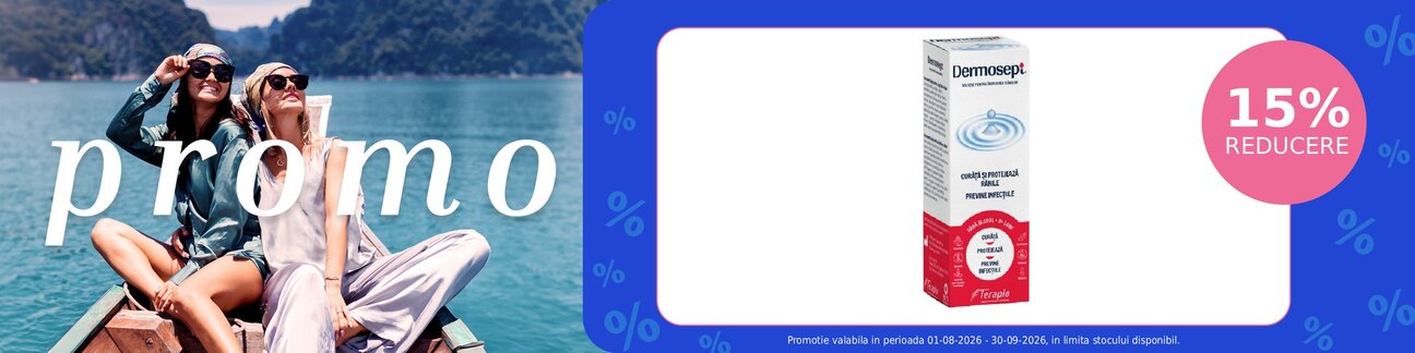 Promotie cu reducere 15% la Dermosept