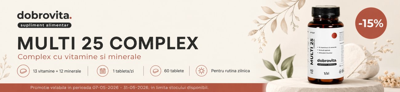 Promotie cu reducere 15% la Dobrovita